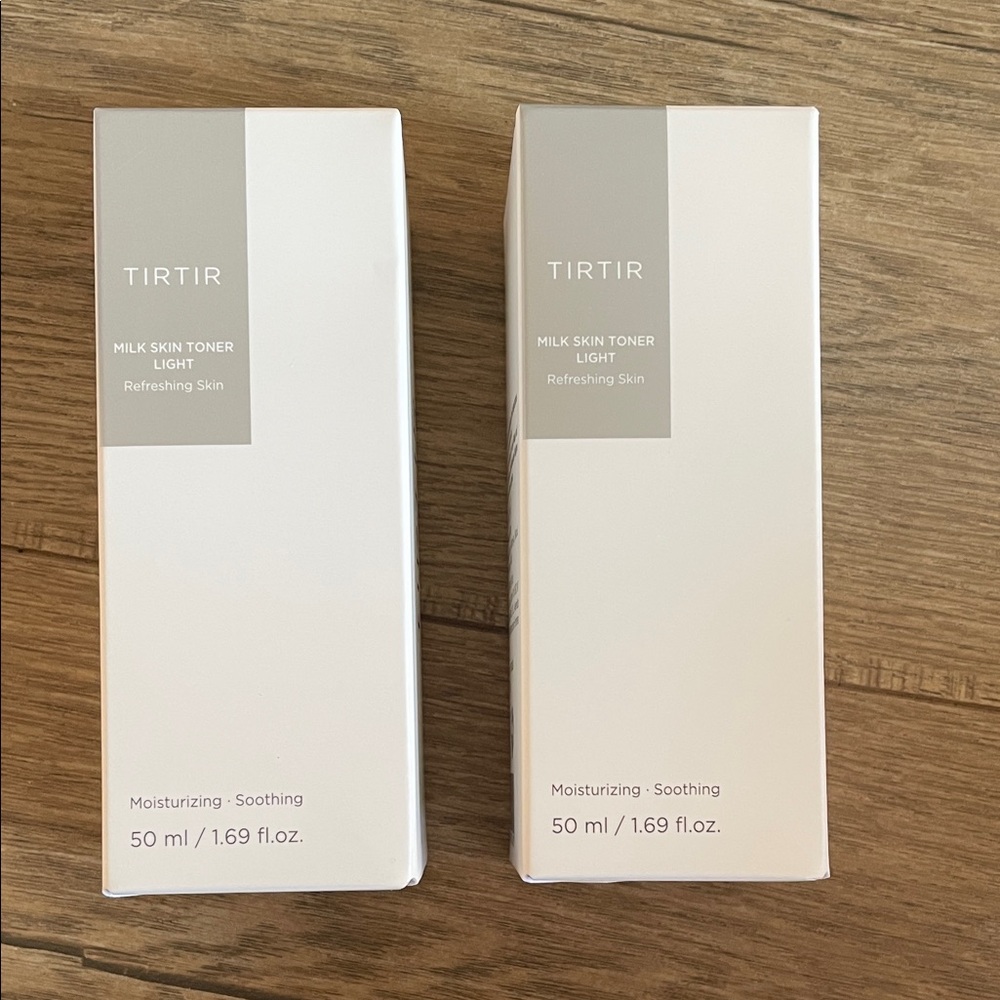 NEW TIRTIR Milk Skin Toner Light 50 ml set of 2 Korean skincare
